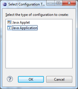 Select Configuration Type