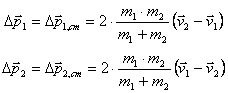 momentum impulse in lab coordinates