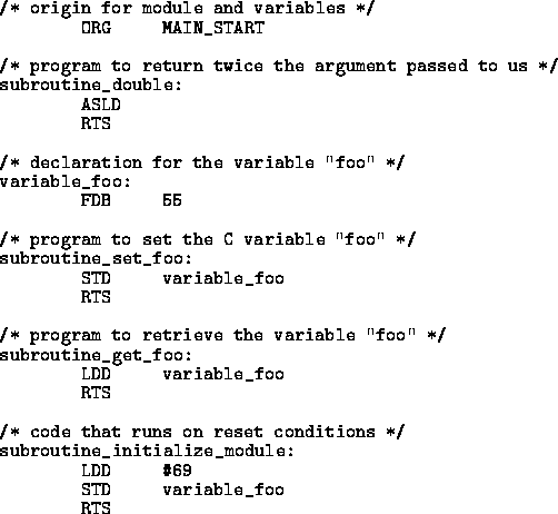 \begin{figure}
{\small
\addtolength {\baselineskip}{-.2\baselineskip}
 
\begin{v...
 ...ne_initialize_module:
 LDD  ... 