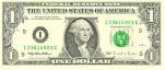 Front One Dollar Bill