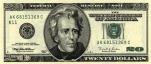 Front Twenty Dollar Bill